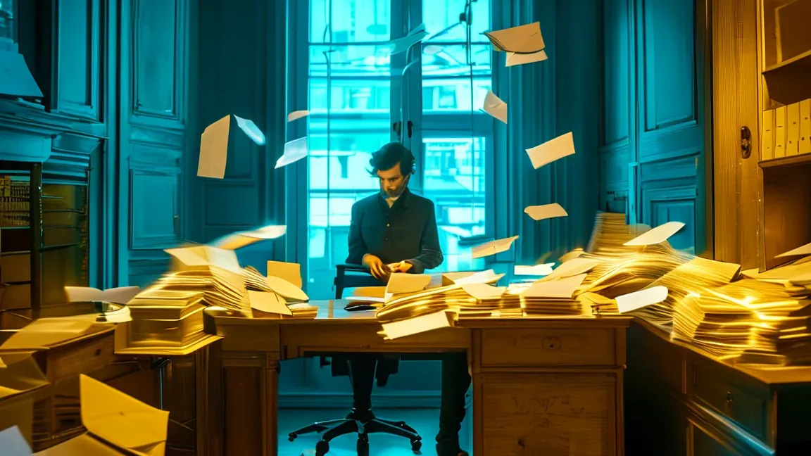 Des enveloppes qui se classent d'elles-mêmes dans des bannettes